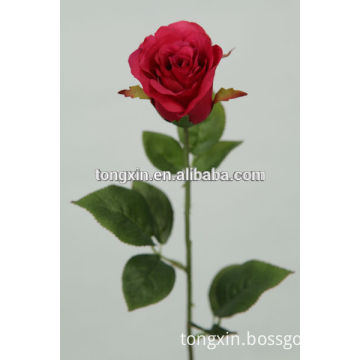 27324N 62cm length red rose flowers standing on the table for Romantic adornment